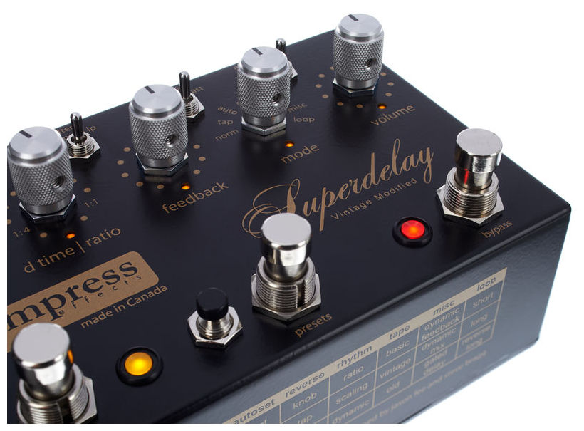 Empress Superdelay Vintage Modified - PÉdale Reverb / Delay / Echo - Variation 2