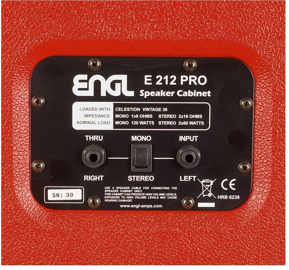 Engl E212 Vb 40th Ann. Guitar Cab. 2x12 120w 16ohms - Baffle Ampli Guitare Électrique - Variation 2