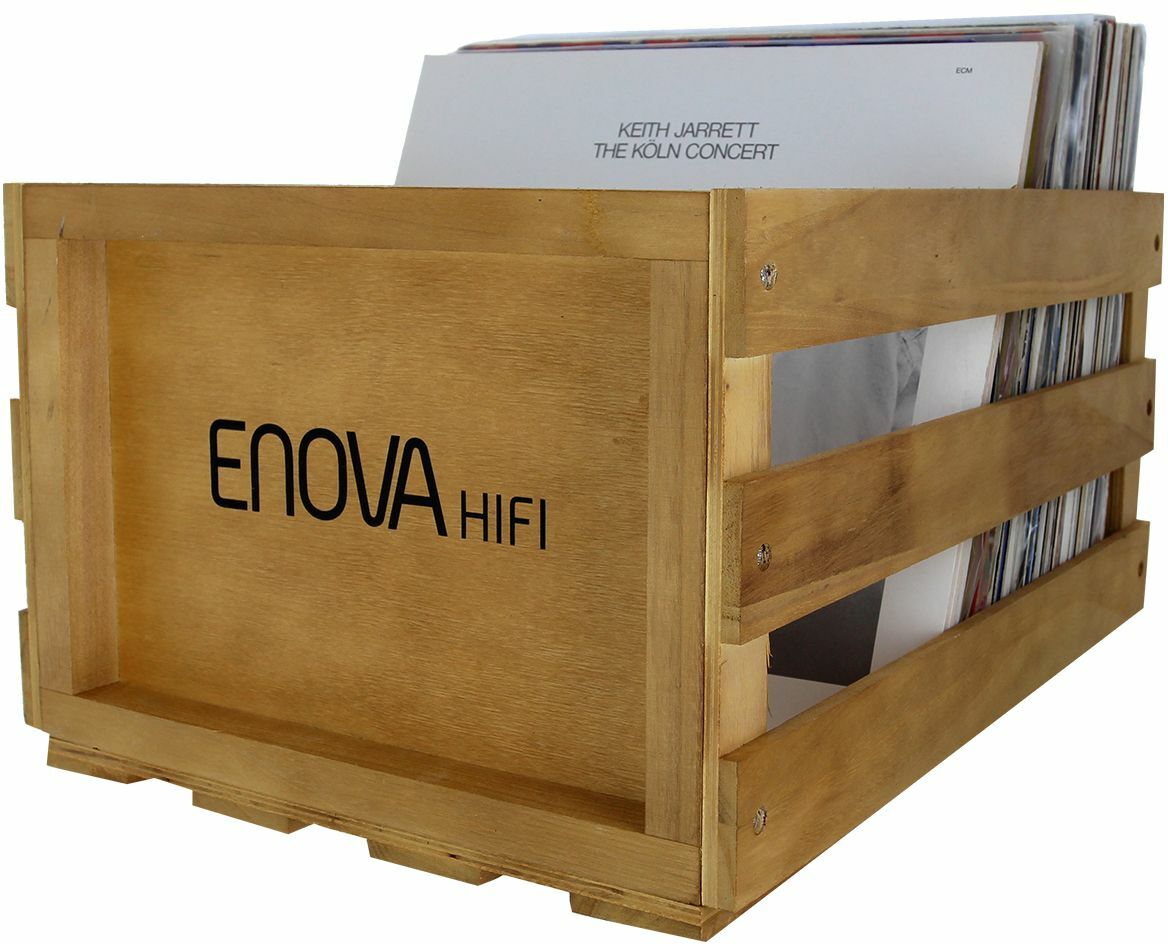 Enova Hifi Caisse Stockage 120 Lp (bois) - Mobilier Rangement Dj - Main picture