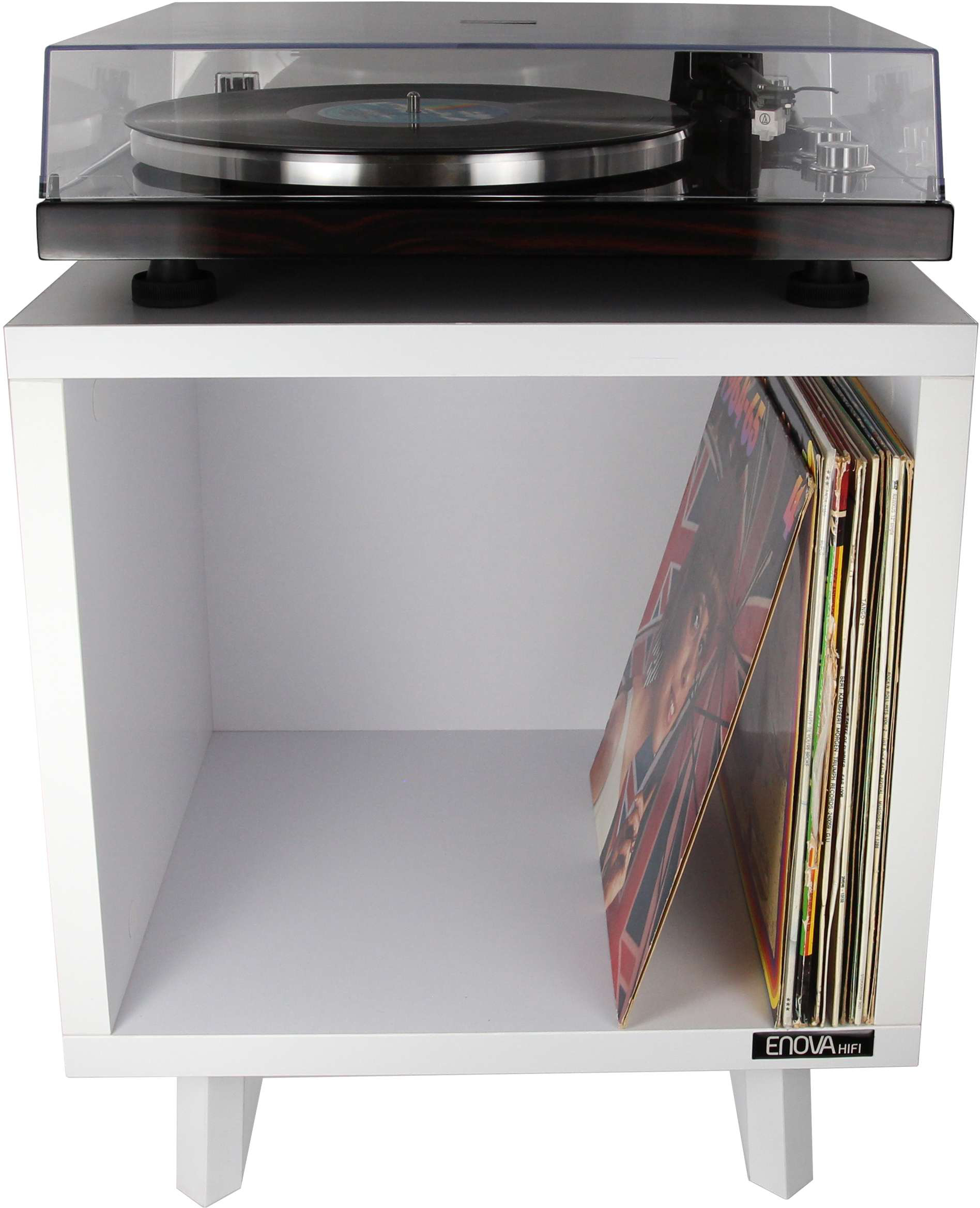 Enova Hifi Vinyle Lover Cube Wh - Mobilier Rangement Dj - Main picture