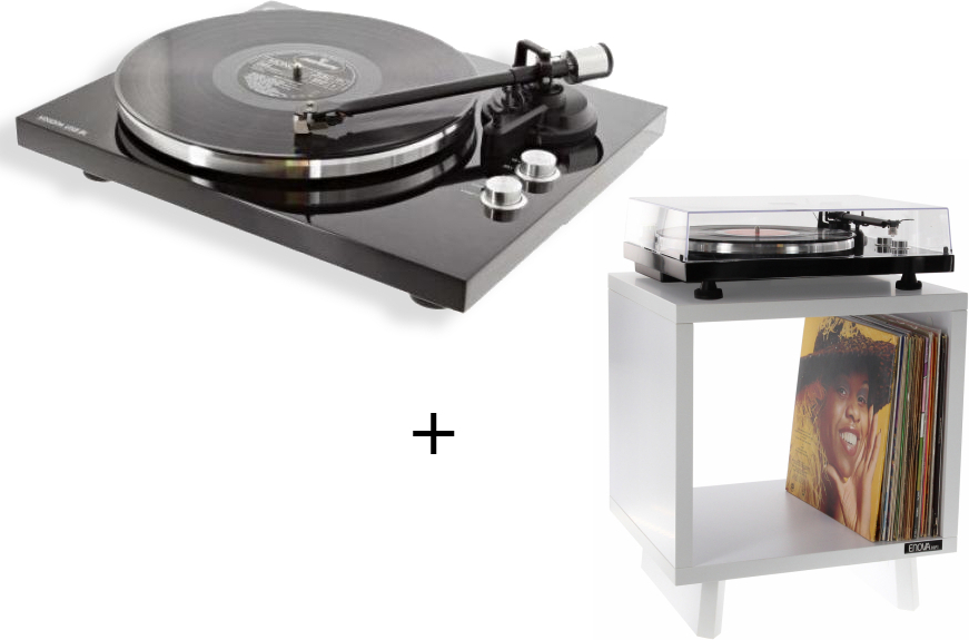 Enova Hifi Vision 4 Usb Bl + Vinyle Lover Wh - Platines Vinyles Hifi - Main picture