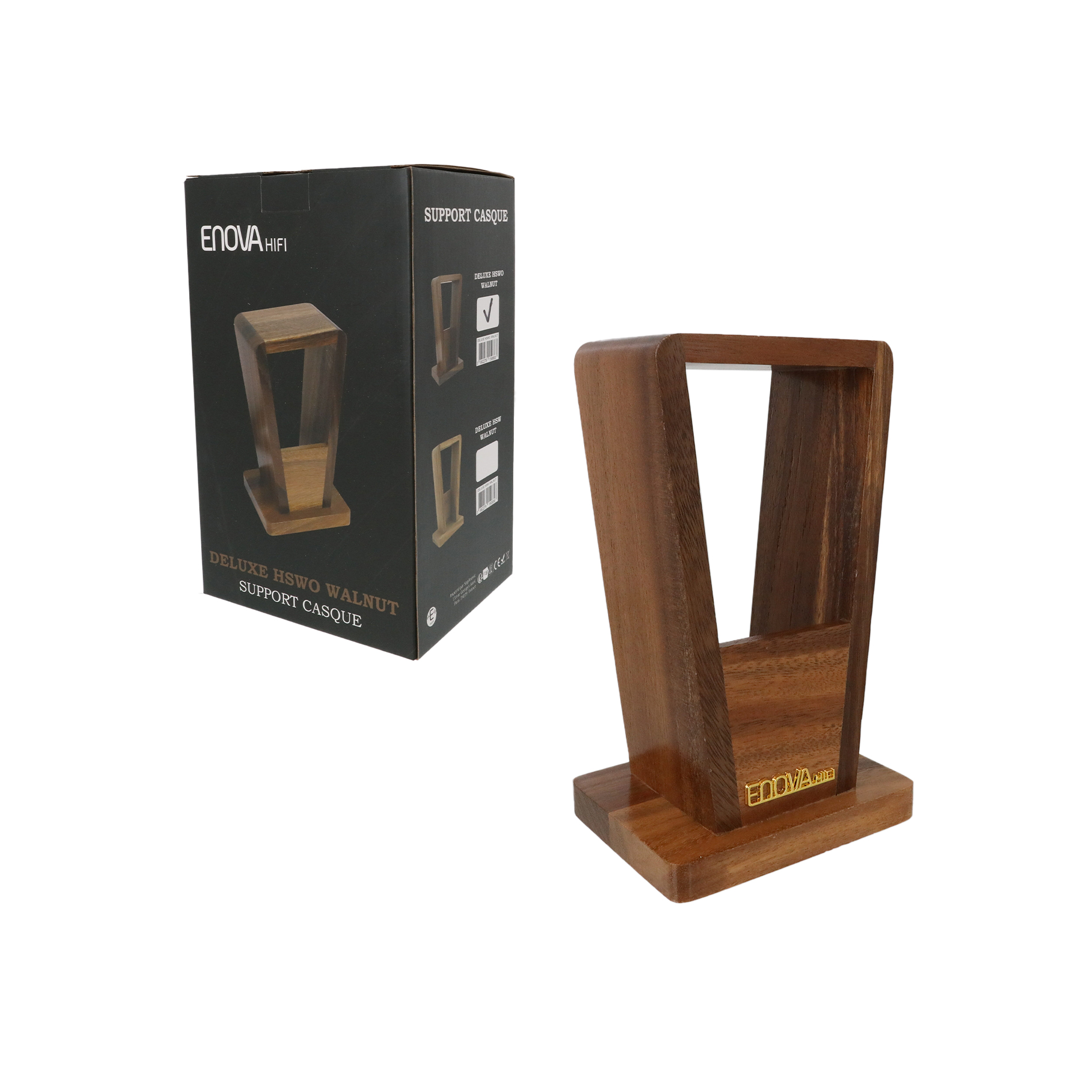Enova Hifi Deluxe Hswo Walnut - Support De Casque - Variation 4