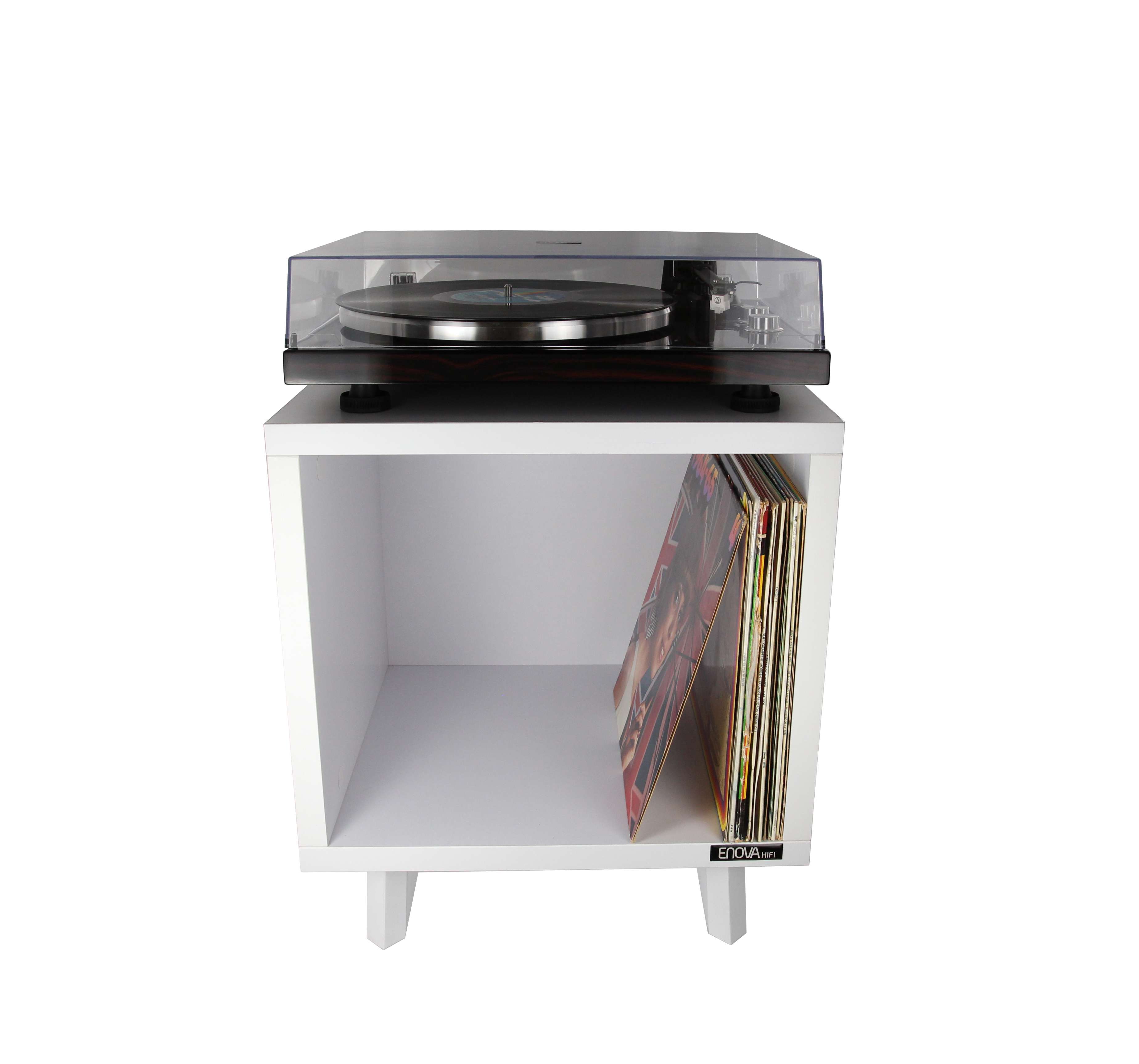 Enova Hifi Vinyle Lover Cube Wh - Mobilier Rangement Dj - Variation 1