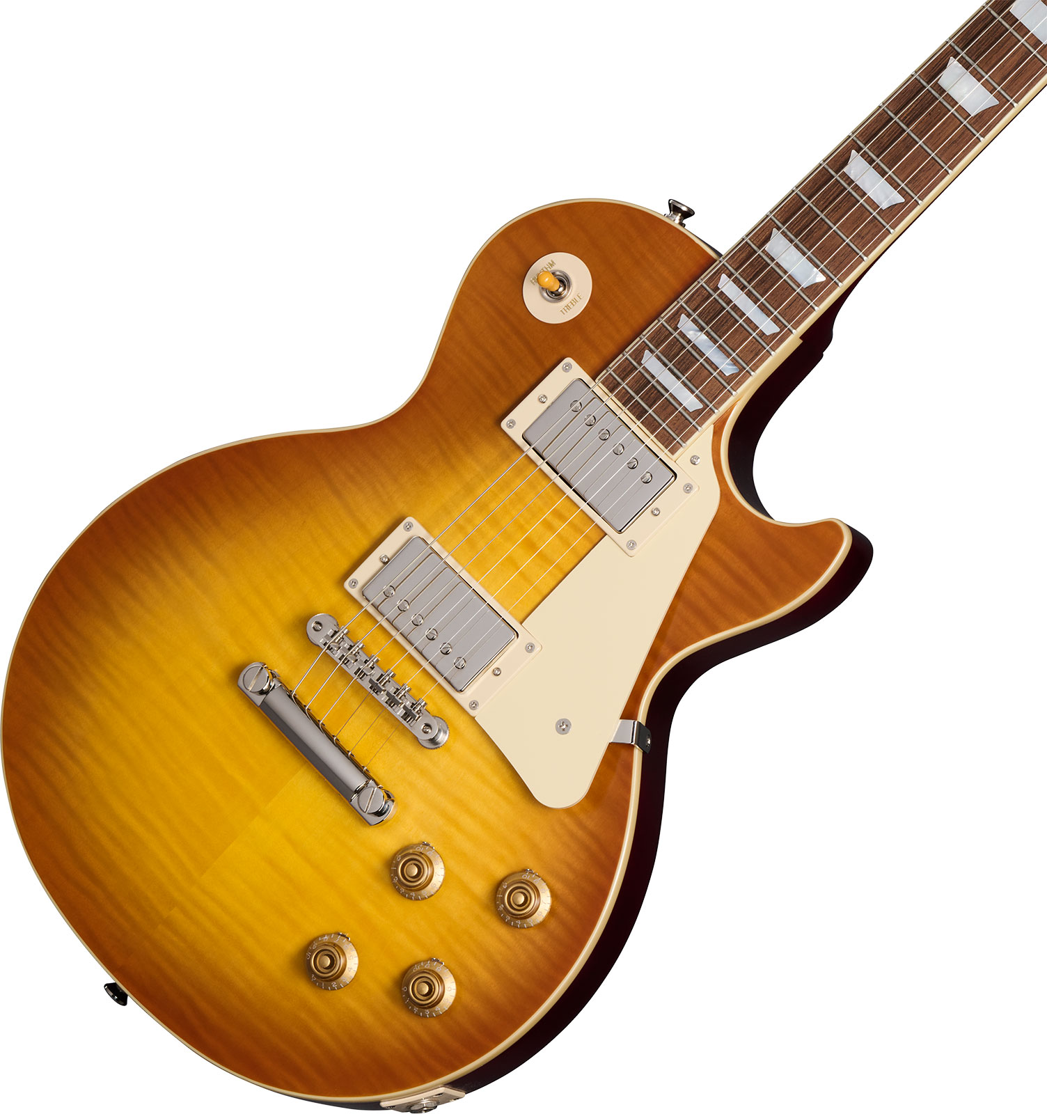 Epiphone 1959 Les Paul Standard Inspired By 2h Gibson Ht Lau - Vos Iced Tea Burst - Guitare Électrique Single Cut - Variation 3