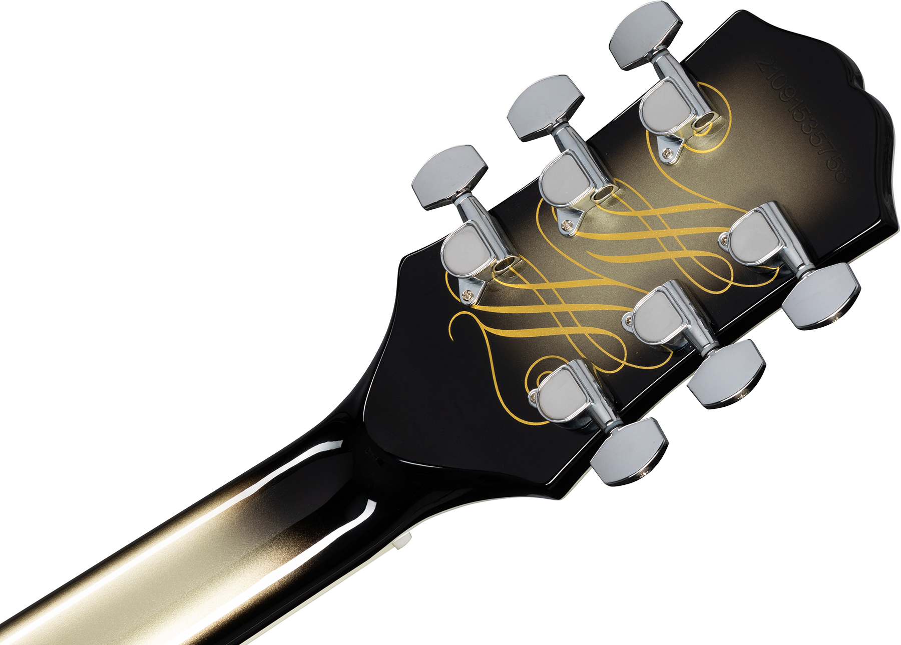 Epiphone Adam Jones Les Paul Custom Frazetta The Berserker Art Ltd 2h Ht Eb - Antique Silverburst - Guitare Électrique Single Cut - Variation 6