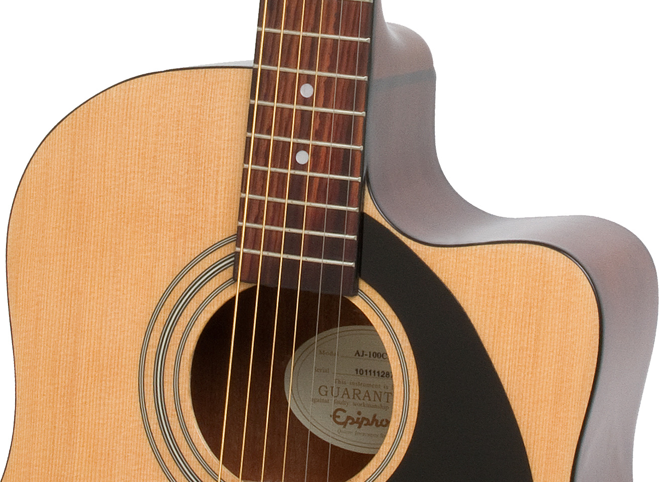 Epiphone J-15 Ec Dreadnought Cw Epicea Acajou Pf - Natural - Guitare Electro Acoustique - Variation 3