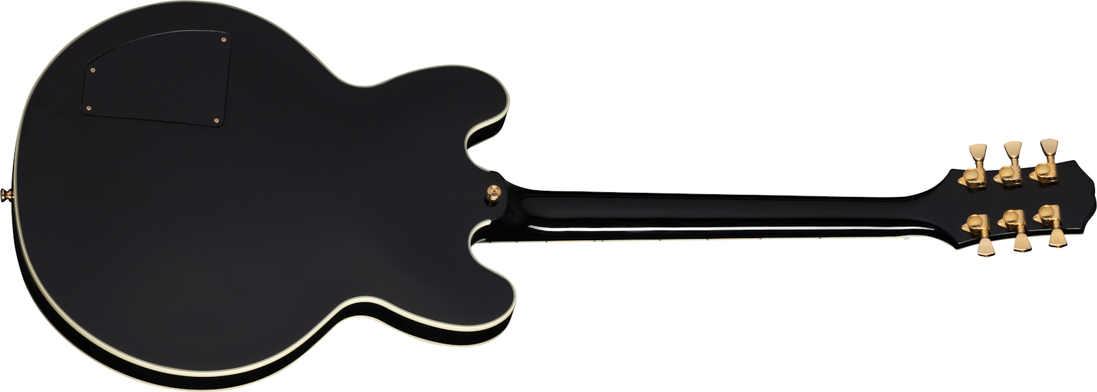 Epiphone Bb King Lucille 2021 Signature 2h Ht Eb - Ebony - Guitare Électrique Single Cut - Variation 1