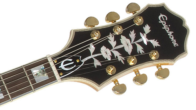 Epiphone Broadway 2019 Hh Ht Pf - Vintage Natural - Guitare Électrique 3/4 Caisse & Jazz - Variation 3