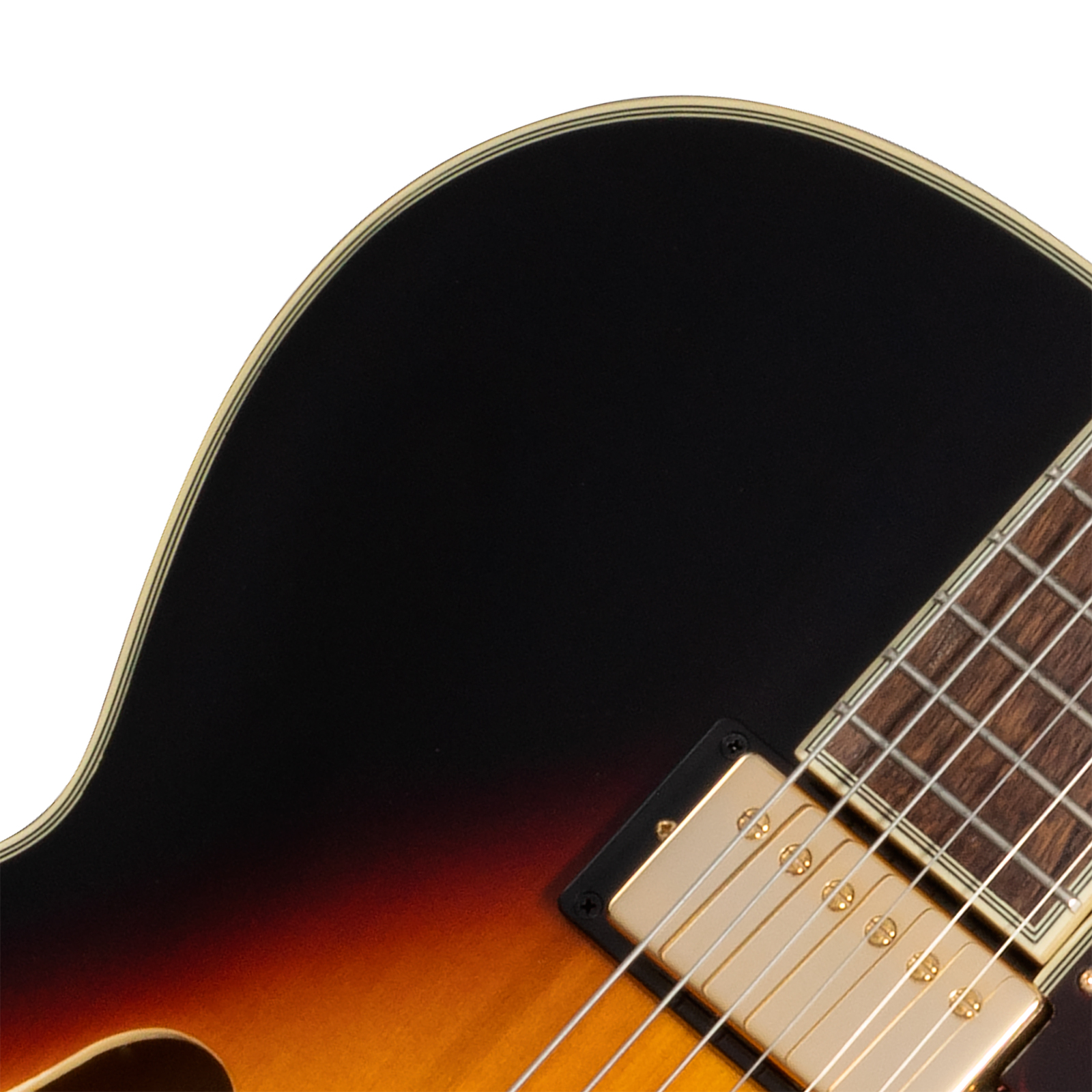 Epiphone Broadway Original Archtops 2h Ht Rw - Vintage Sunburst - Guitare Électrique 3/4 Caisse & Jazz - Variation 2