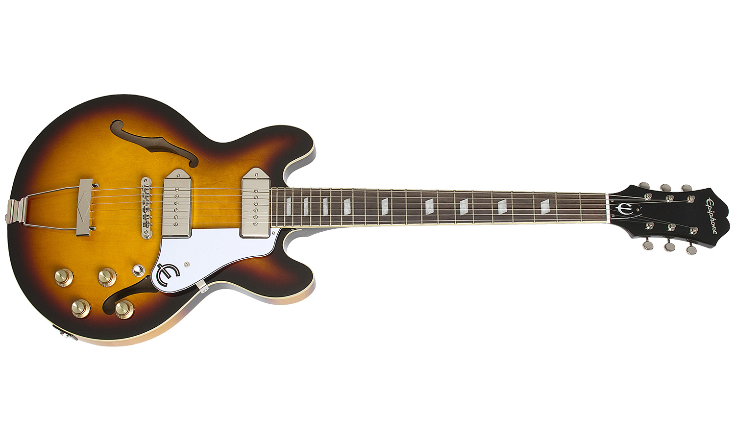 Epiphone Casino Coupe Ch - Vintage Sunburst - Guitare Électrique 1/2 Caisse - Variation 1