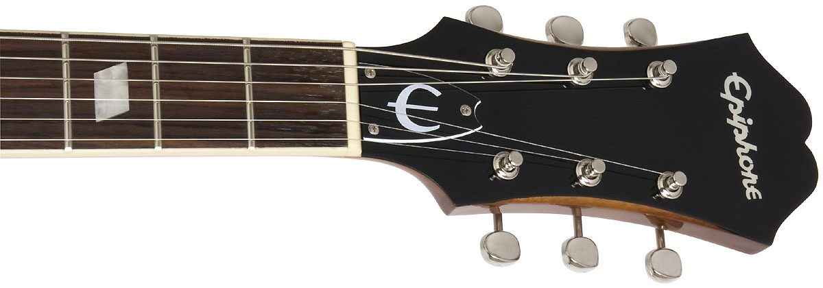 Epiphone Casino John Lennon 1965 Inspired By Ch Vintage Sunburst - Guitare Électrique 1/2 Caisse - Variation 2