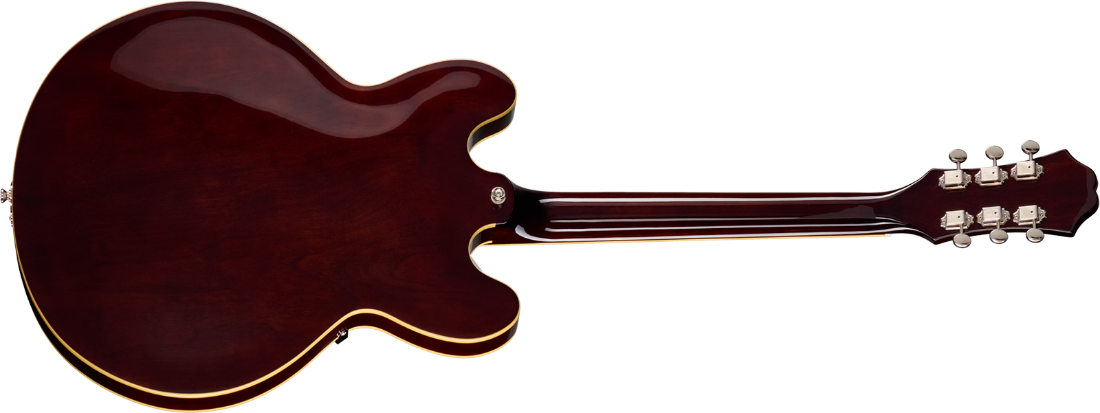 Epiphone Casino Lh Original Archtops Gaucher 2s P90 Ht Rw - Vintage Sunburst - Guitare Électrique 1/2 Caisse - Variation 1