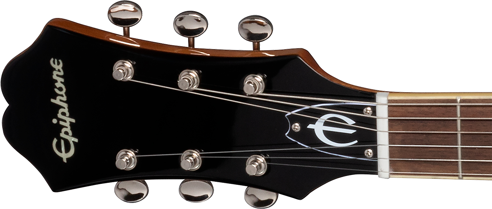 Epiphone Casino Lh Original Archtops Gaucher 2s P90 Ht Rw - Natural - Guitare Électrique 1/2 Caisse - Variation 4