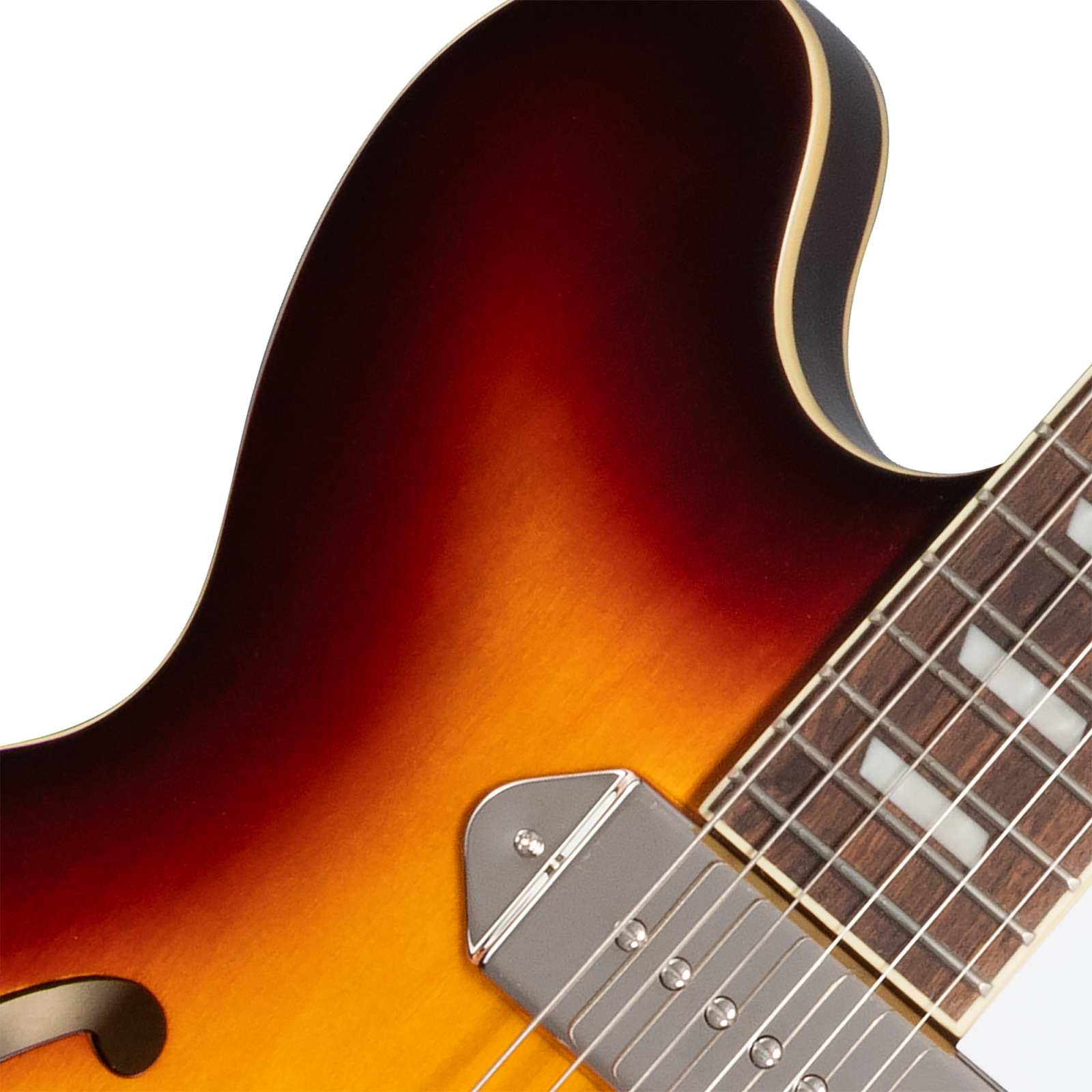 Epiphone Casino Original Archtops 2s P90 Ht Rw - Vintage Sunburst - Guitare Électrique 1/2 Caisse - Variation 2