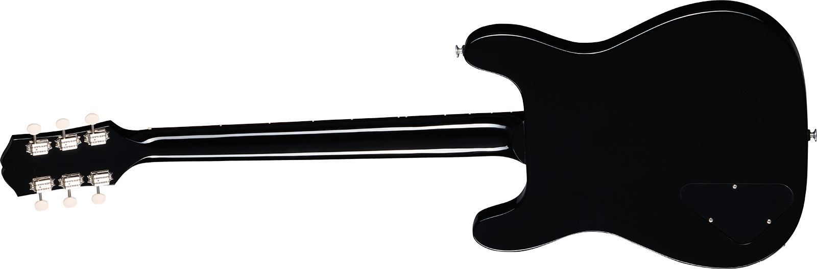 Epiphone Coronet Original Usa 1s P90 Ht Rw - Ebony - Guitare Électrique RÉtro Rock - Variation 1