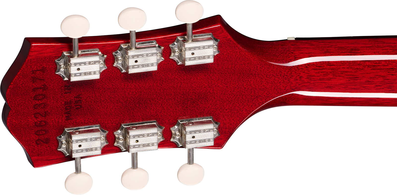 Epiphone Coronet Original Usa 1s P90 Ht Rw - Vintage Cherry - Guitare Électrique RÉtro Rock - Variation 4