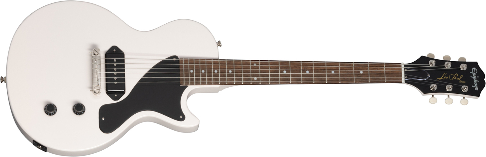 Epiphone Billie Joe Armstrong Les Paul Junior Signature S P90 Ht Lau - Classic White - Guitare Électrique Single Cut - Main picture