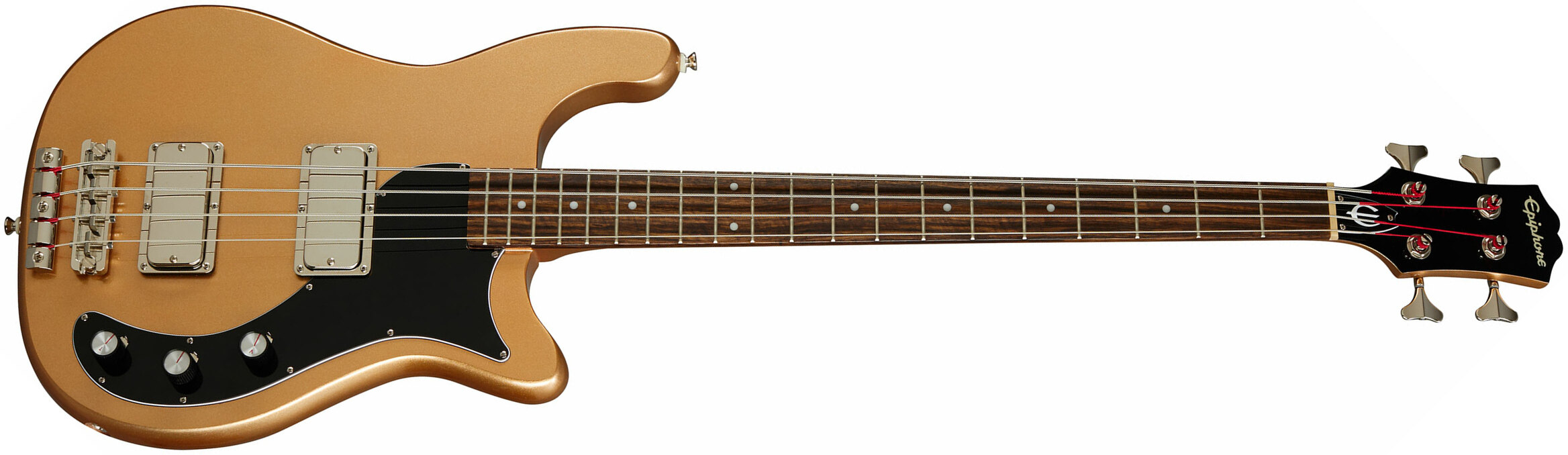Epiphone Embassy Bass Original Lau - Smoked Almond Metallic - Basse Électrique Solid Body - Main picture