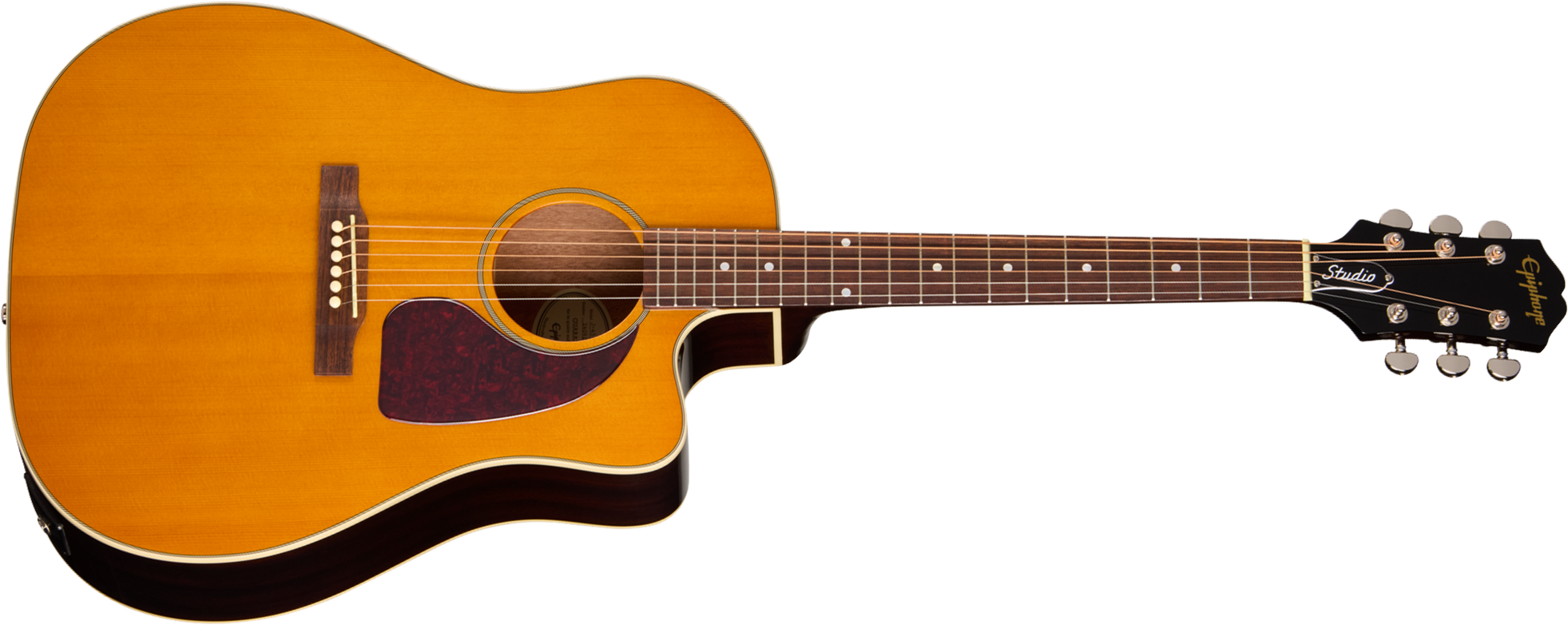 Epiphone J45 Studio Ec Ibg Dreadnought Epicea Acajou Rw - Natural - Guitare Folk - Main picture