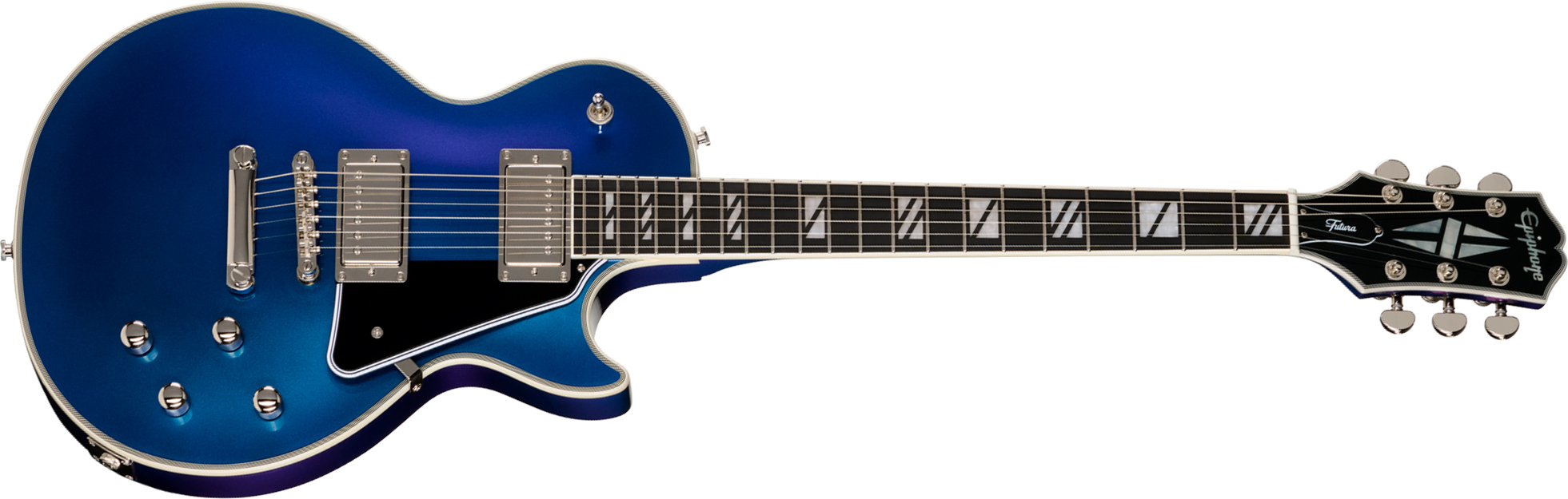 Epiphone Les Paul Custom Futura Ibg 2h Ht Eb - Twilight Shift - Guitare Électrique Single Cut - Main picture