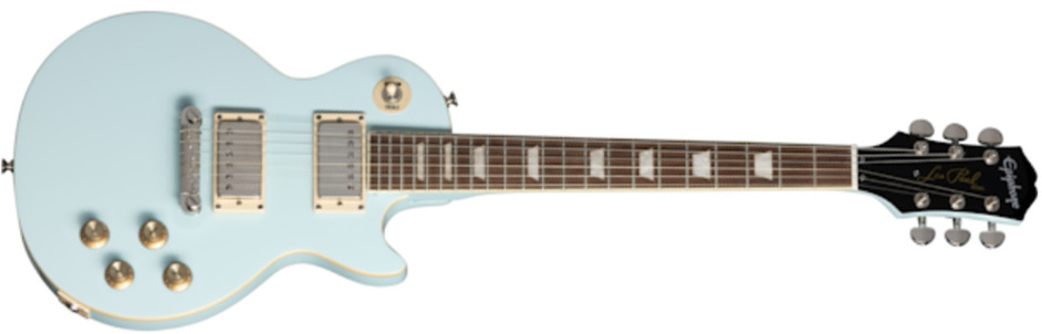 Epiphone Les Paul Power Players 2h Ht Lau - Ice Blue - Guitare Électrique Single Cut - Main picture