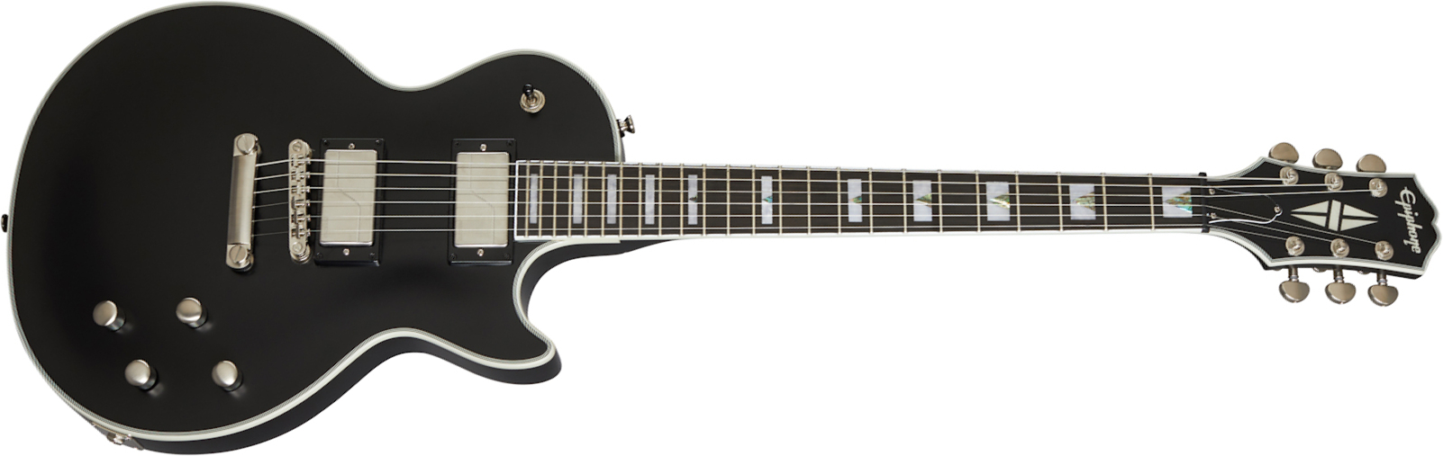 Epiphone Les Paul Prophecy Modern 2h Fishman Fluence Ht Eb - Black Aged - Guitare Électrique Single Cut - Main picture