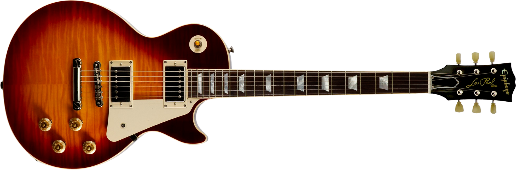 Epiphone Les Paul Standard 1959 Reissue Igc 2h Gibson Ht Rw - Sunburst Fade - Guitare Électrique Single Cut - Main picture
