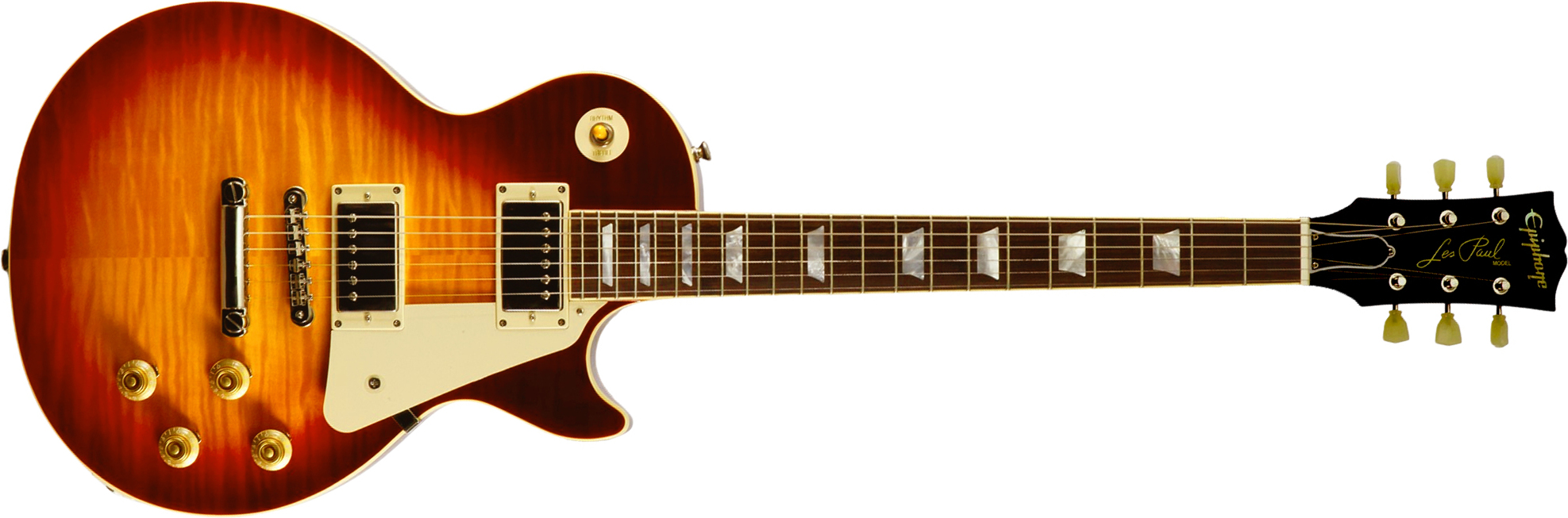 Epiphone Les Paul Standard 1959 Reissue Igc 2h Gibson Ht Rw - Royal Teaburst - Guitare Électrique Single Cut - Main picture