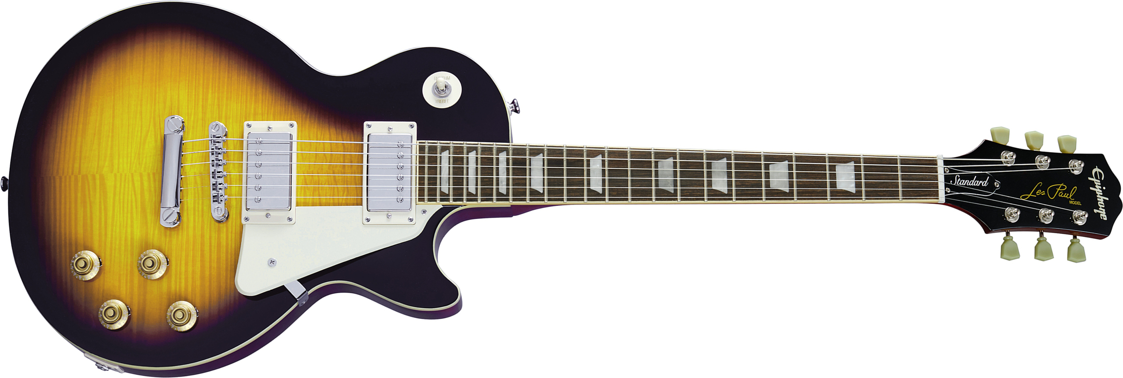 Epiphone Les Paul Standard 50s 2h Ht Rw - Vintage Sunburst - Guitare Électrique Single Cut - Main picture