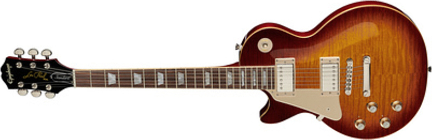 Epiphone Les Paul Standard 60s Gaucher 2h Ht Rw - Iced Tea - Guitare Électrique Gaucher - Main picture