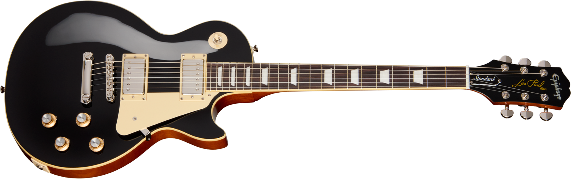 Epiphone Les Paul Standard 60s Ibg Original 2h Ht Rw - Ebony - Guitare Électrique Single Cut - Main picture