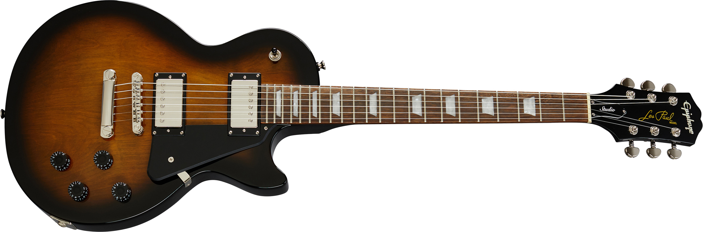 Epiphone Les Paul Studio 2h Ht Pf - Smokehouse Burst - Guitare Électrique Single Cut - Main picture