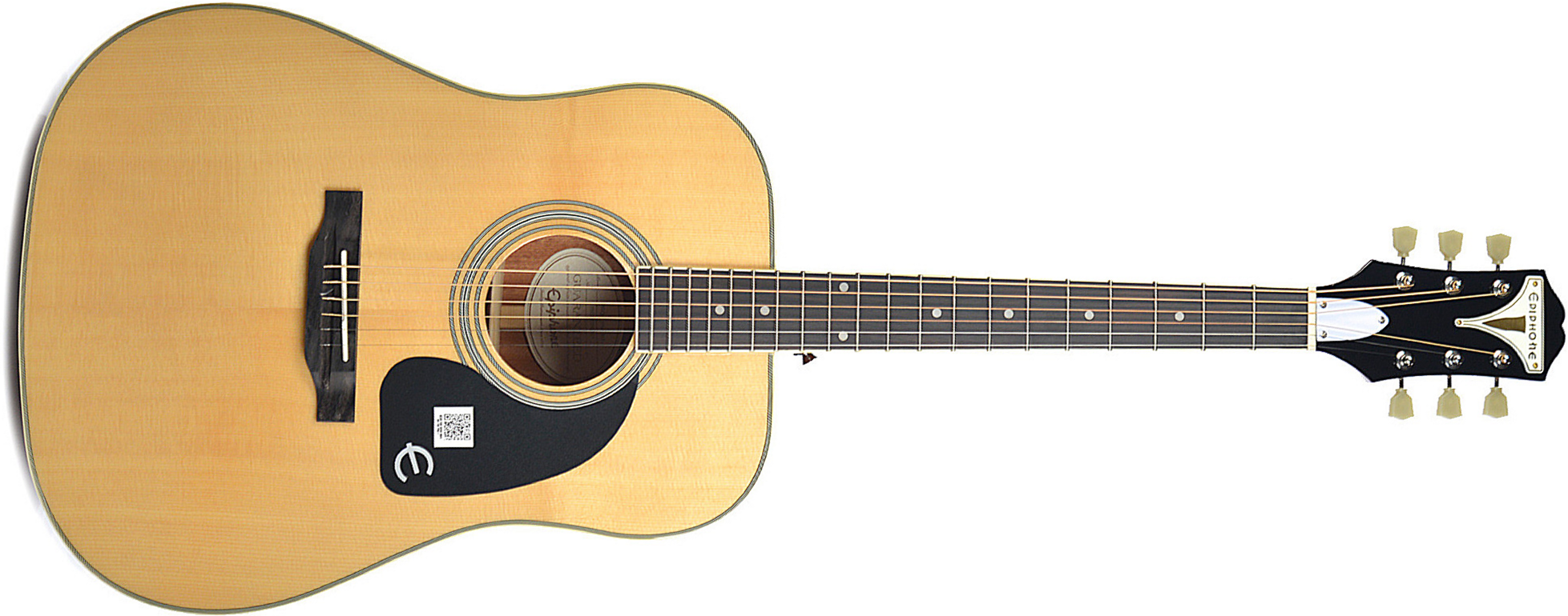 Epiphone Pro-1 Acoustic Dreadnought Epicea Acajou - Natural - Guitare Acoustique - Main picture