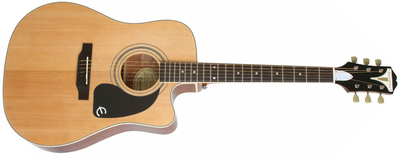 Epiphone Pro-1 Ultra Acoustic Dreadnought Cw Epicea Acajou - Natural - Guitare Acoustique - Main picture