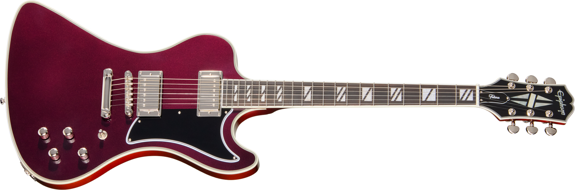 Epiphone Rd Custom Futura Ibg 2h Ht Eb - Ember Shift - Guitare Électrique RÉtro Rock - Main picture