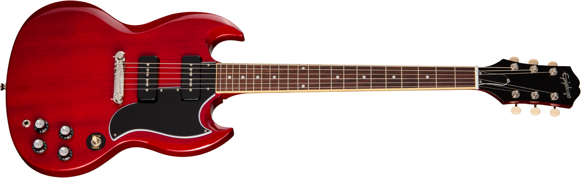 Epiphone Sg Special P90 Ibg 2s Ht Lau - Cherry Red - Guitare Électrique Double Cut - Main picture