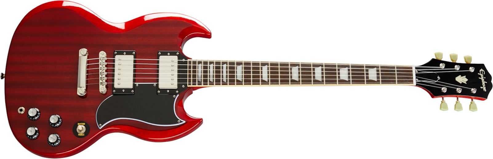 Epiphone Sg Standard 1961 2h Ht Lau - Vintage Cherry - Guitare Électrique Double Cut - Main picture