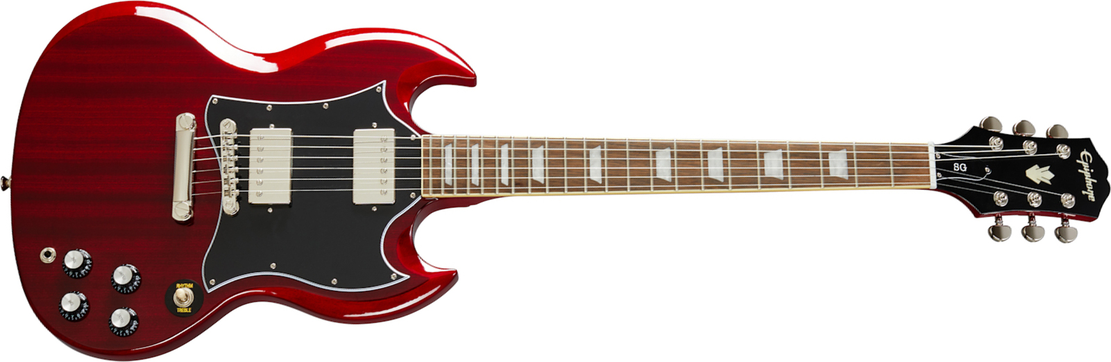 Epiphone Sg Standard 2h Ht Lau - Cherry - Guitare Électrique Double Cut - Main picture