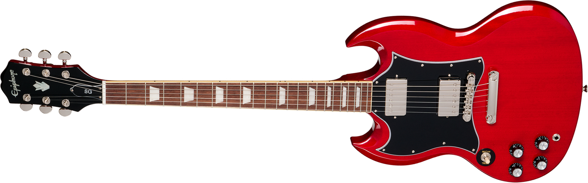 Epiphone Sg Standard Lh Ibg Gaucher 2h Ht Rw - Cherry - Guitare Électrique Double Cut - Main picture