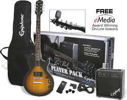 Pack guitare électrique Epiphone Les Paul Player Pack - Vintage sunburst