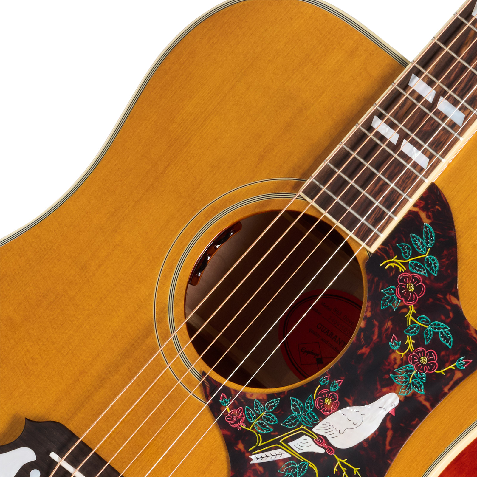 Epiphone Dove 1963 Reissue Inspired By Dreadnought Epicea Erable Rw - Natural - Guitare Folk - Variation 3