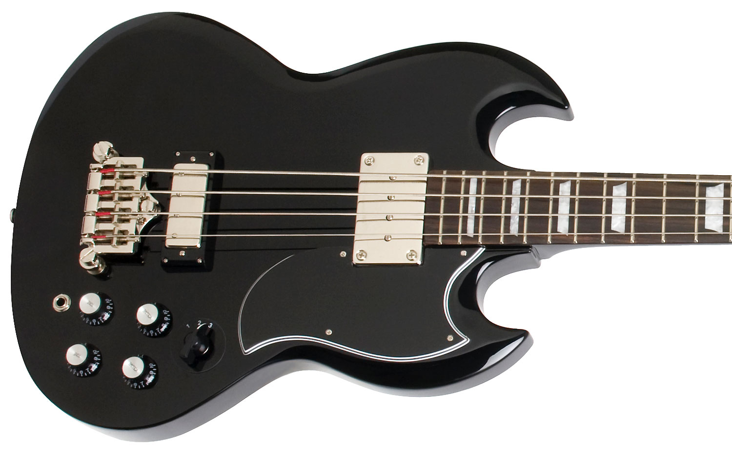 Epiphone Eb-3 Sg Bass Lau - Ebony - Basse Électrique Solid Body - Variation 2