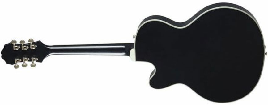 Epiphone Emperor Swingster Archtop 2h Trem Lau - Black Aged Gloss - Guitare Électrique 3/4 Caisse & Jazz - Variation 1