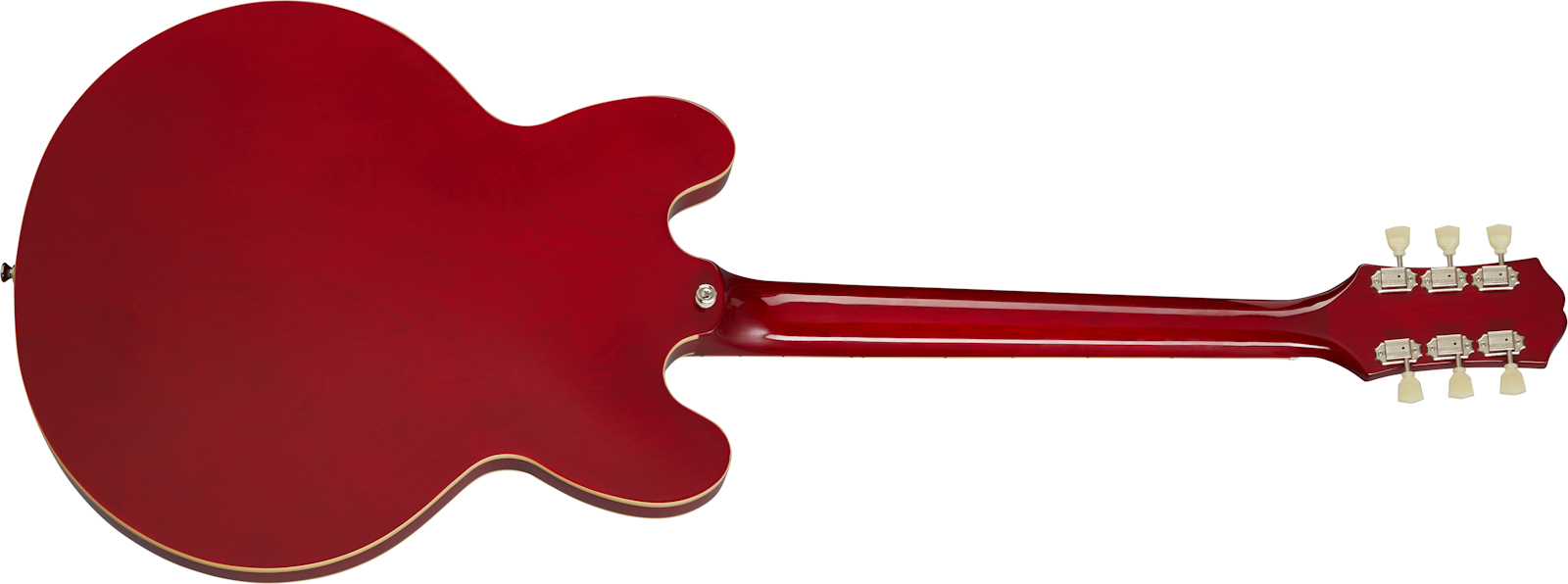 Epiphone Es-335 Lh Inspired By Gibson Original Gaucher 2h Ht Rw - Cherry - Guitare Électrique Gaucher - Variation 1