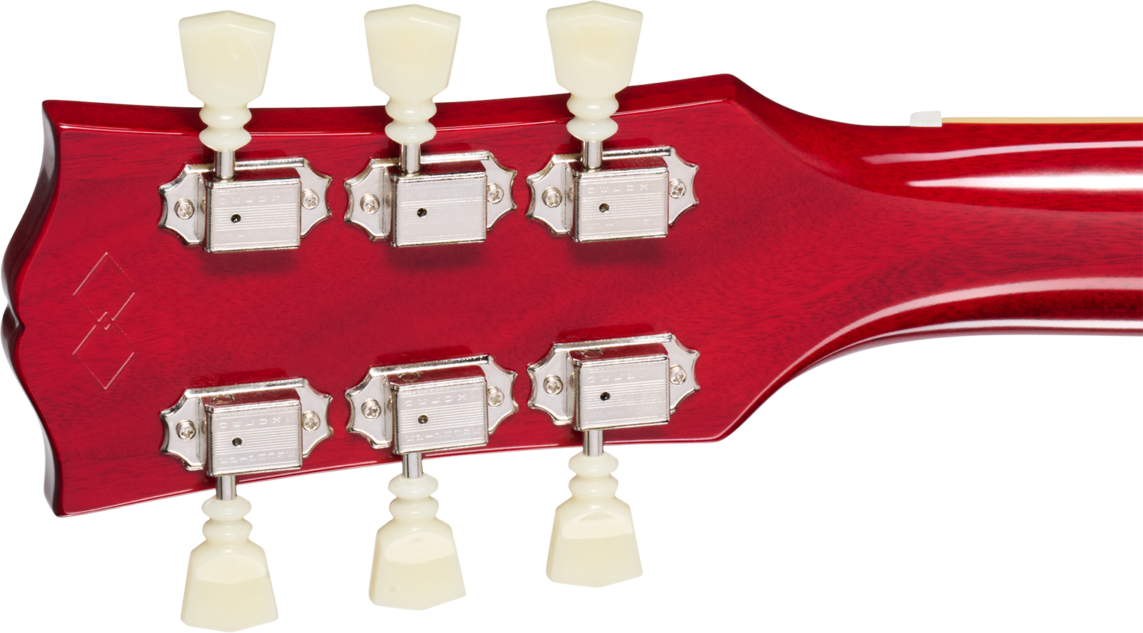 Epiphone Es335 1962 Reissue Lh Ibgc Gaucher 2h Gibson Ht Rw - Sixties Cherry - Guitare Électrique 1/2 Caisse - Variation 4