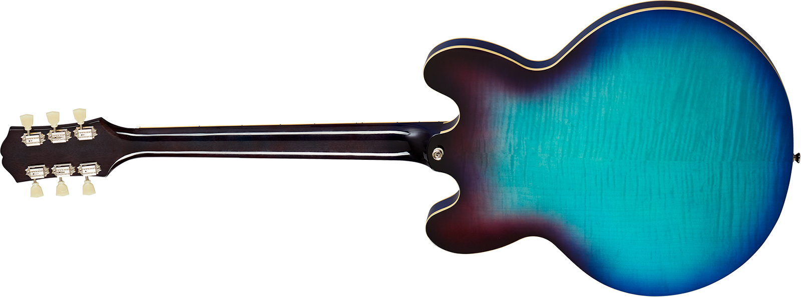 Epiphone Es335 Figured Ibg Original 2h Ht Rw - Blueberry Burst - Guitare Électrique 1/2 Caisse - Variation 1
