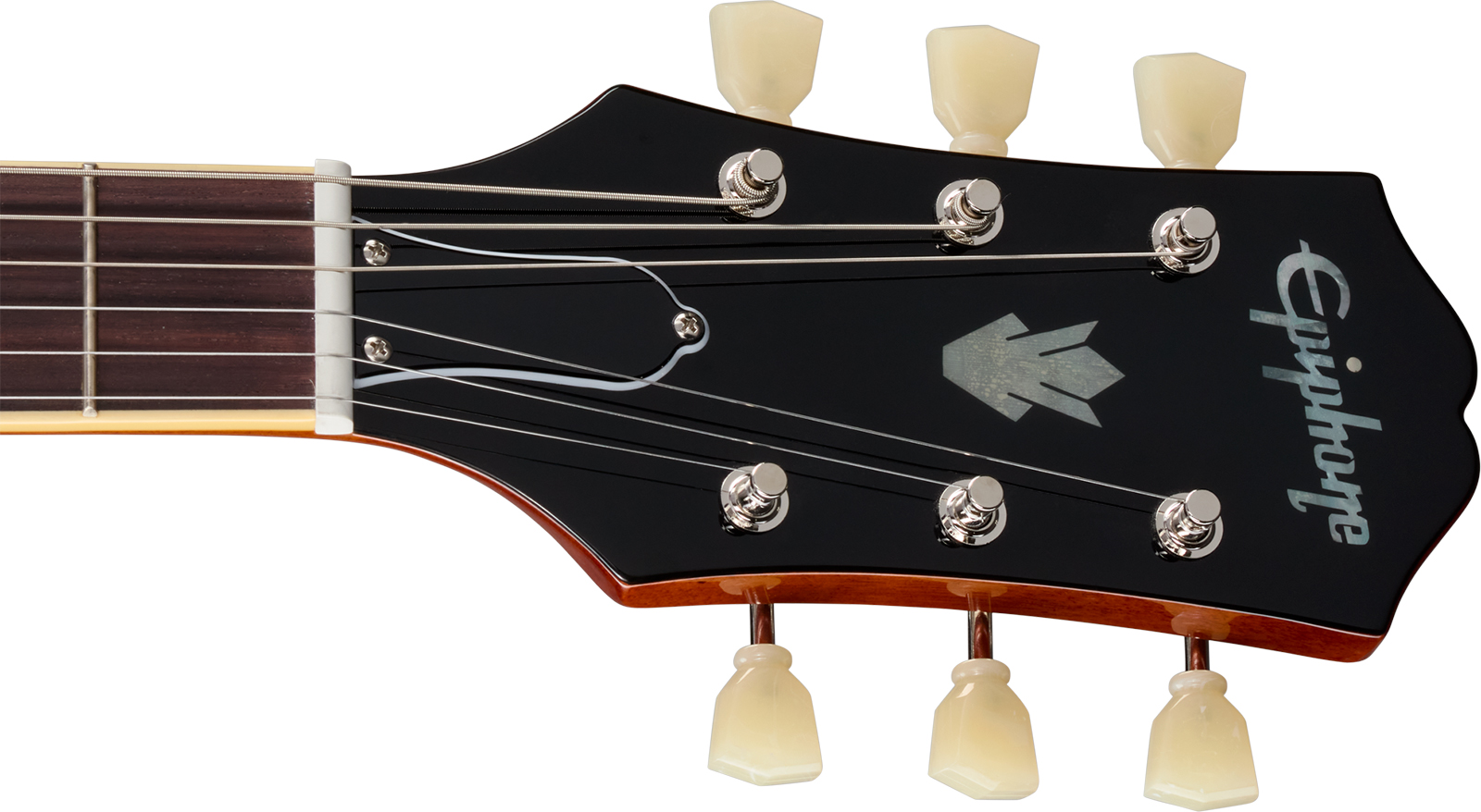 Epiphone Es335 Ibg Original 2h Ht Rw - Vintage Sunburst - Guitare Électrique 1/2 Caisse - Variation 4