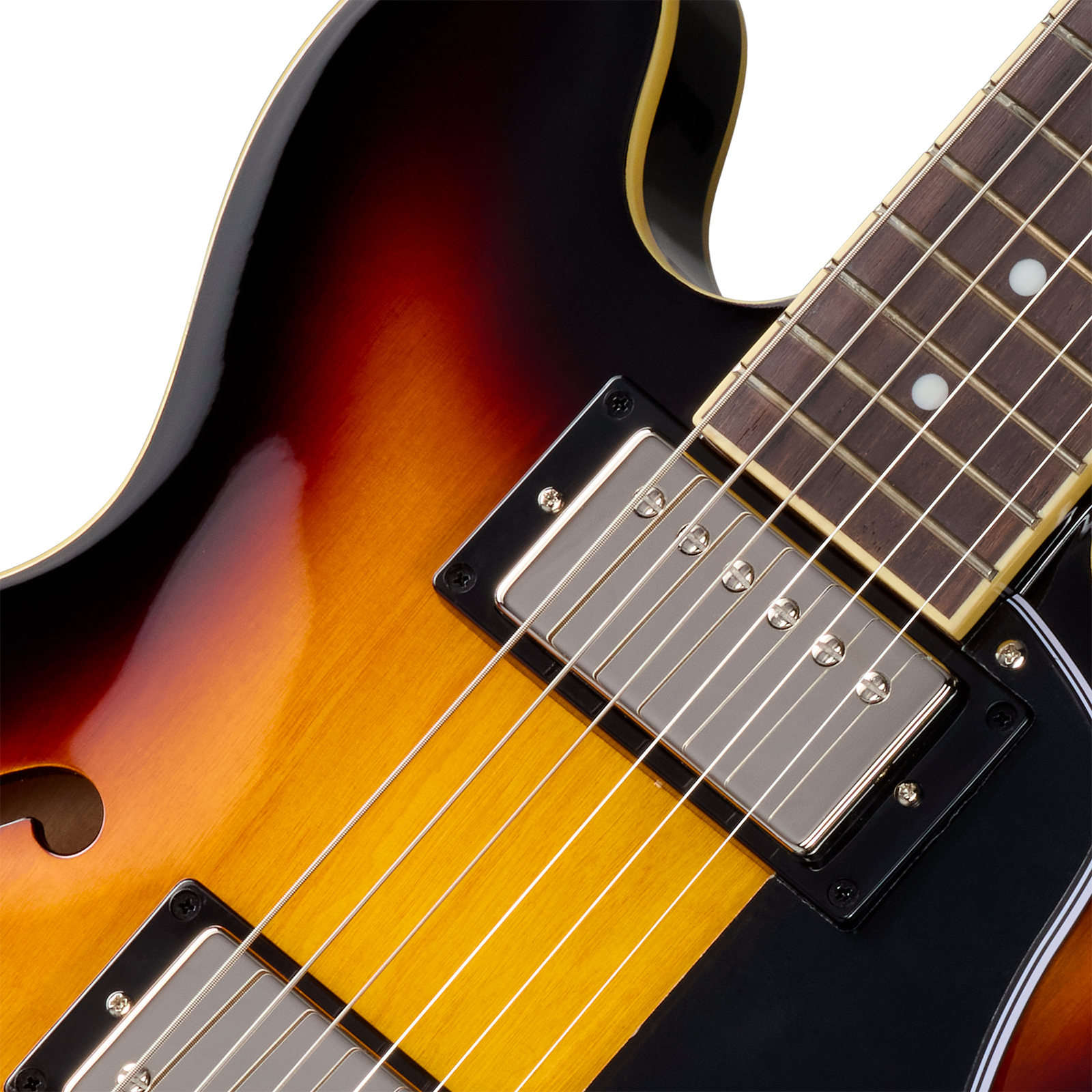 Epiphone Es339 Ibg 2h Ht Rw - Vintage Sunburst - Guitare Électrique 1/2 Caisse - Variation 2