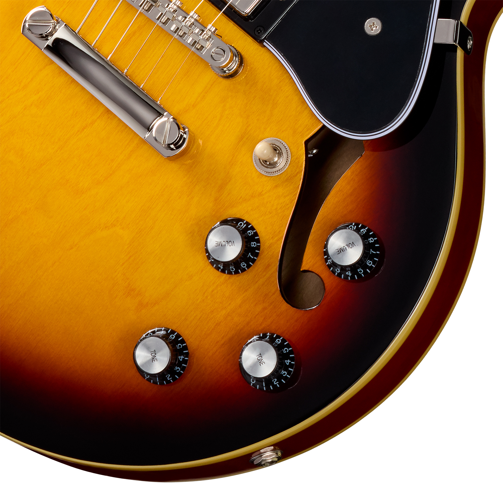 Epiphone Es339 Ibg 2h Ht Rw - Vintage Sunburst - Guitare Électrique 1/2 Caisse - Variation 3
