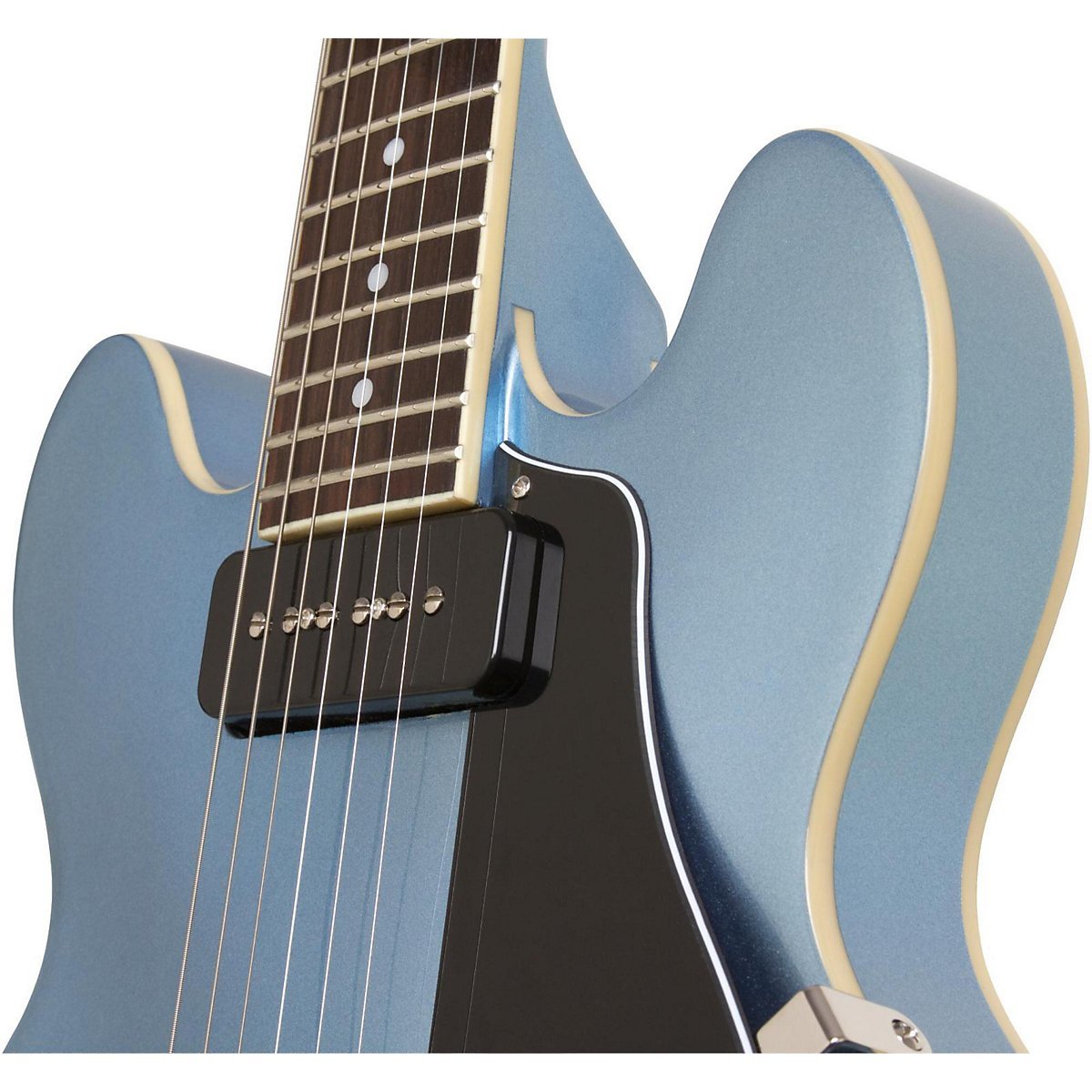 Epiphone Es339 P90 Pro Ltd Run 2014 Ch Pelham Blue - Guitare Électrique 1/2 Caisse - Variation 2